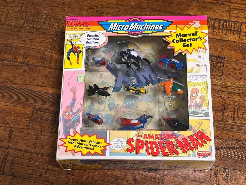 Micro Machines Marvel Collector's Set Amazing Spider-Man X-Men 1993 Limited